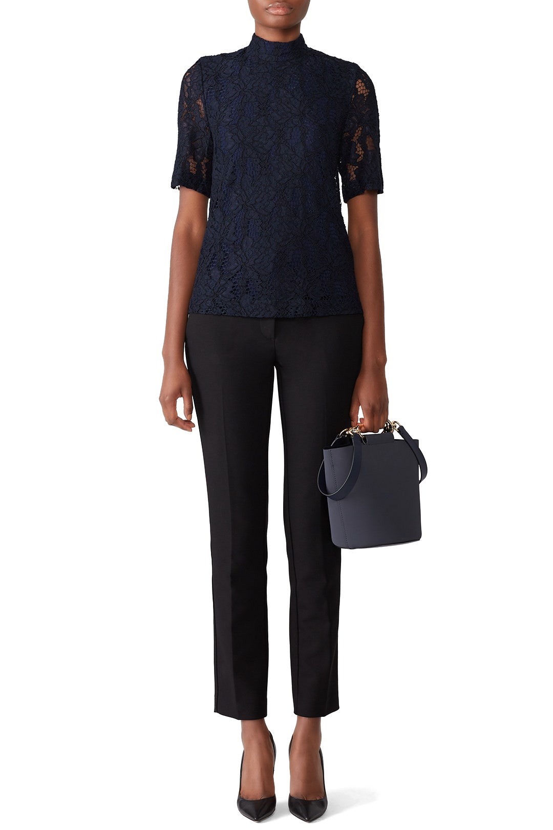 Marie Lace Blouse by Just Female 0