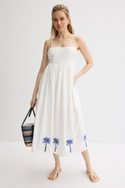 Isadora Embroidered Midi Dress by MINKPINK