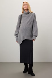 Halle Midi Skirt by NOM Maternity