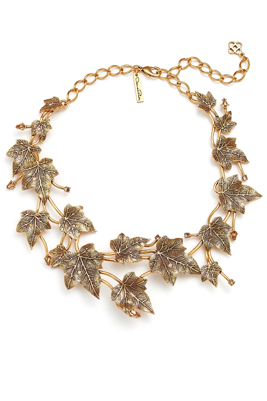 Russian Gold Ivy Necklace by Oscar de la Renta