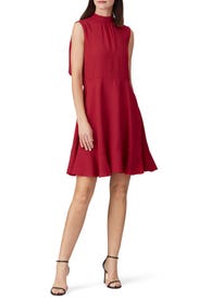 Red Abito Cape Dress by RED Valentino