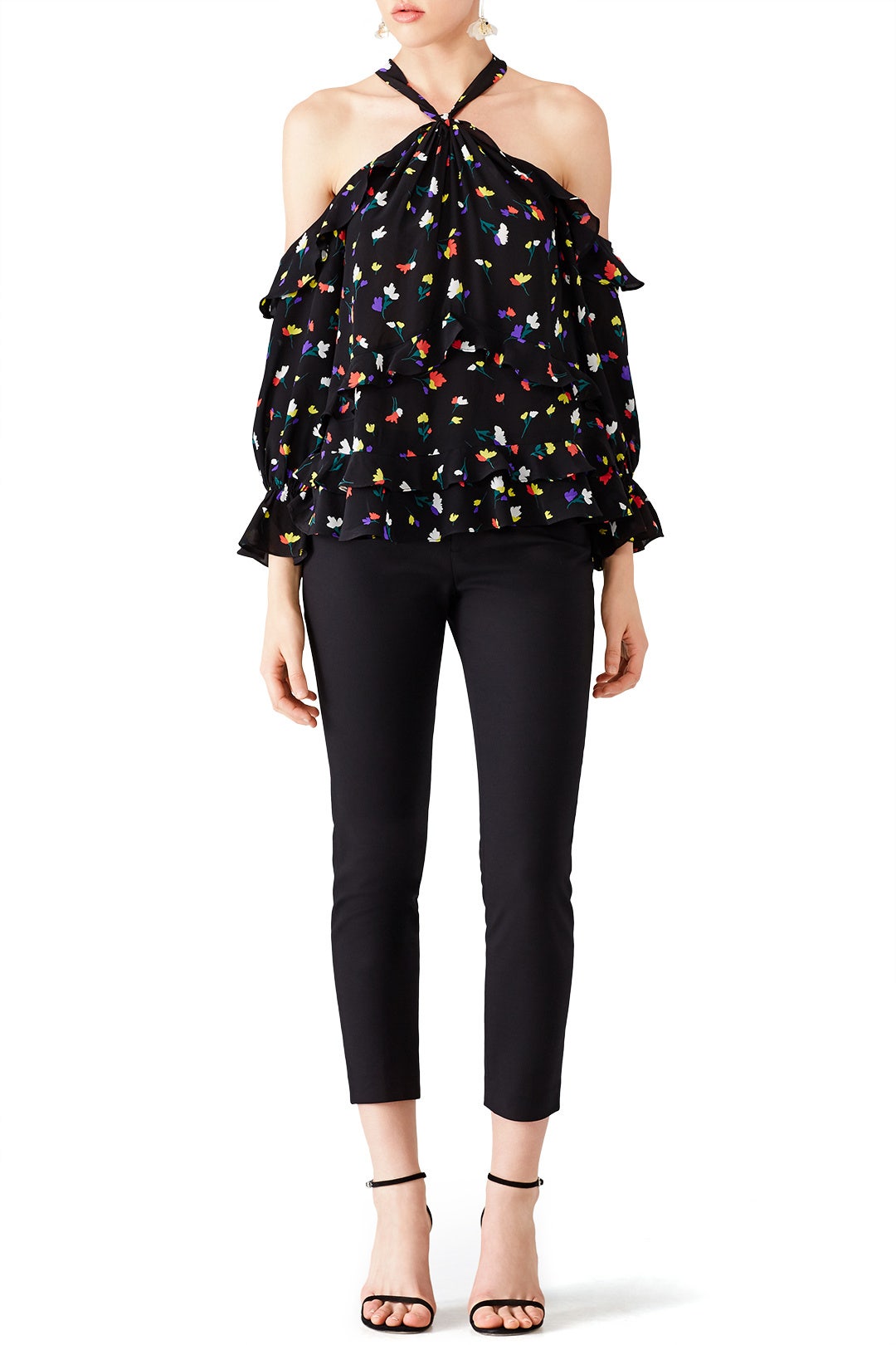 Black Bee Blouse by Shoshanna 0
