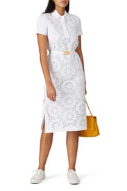 Lace Polo Dress by Tory Burch