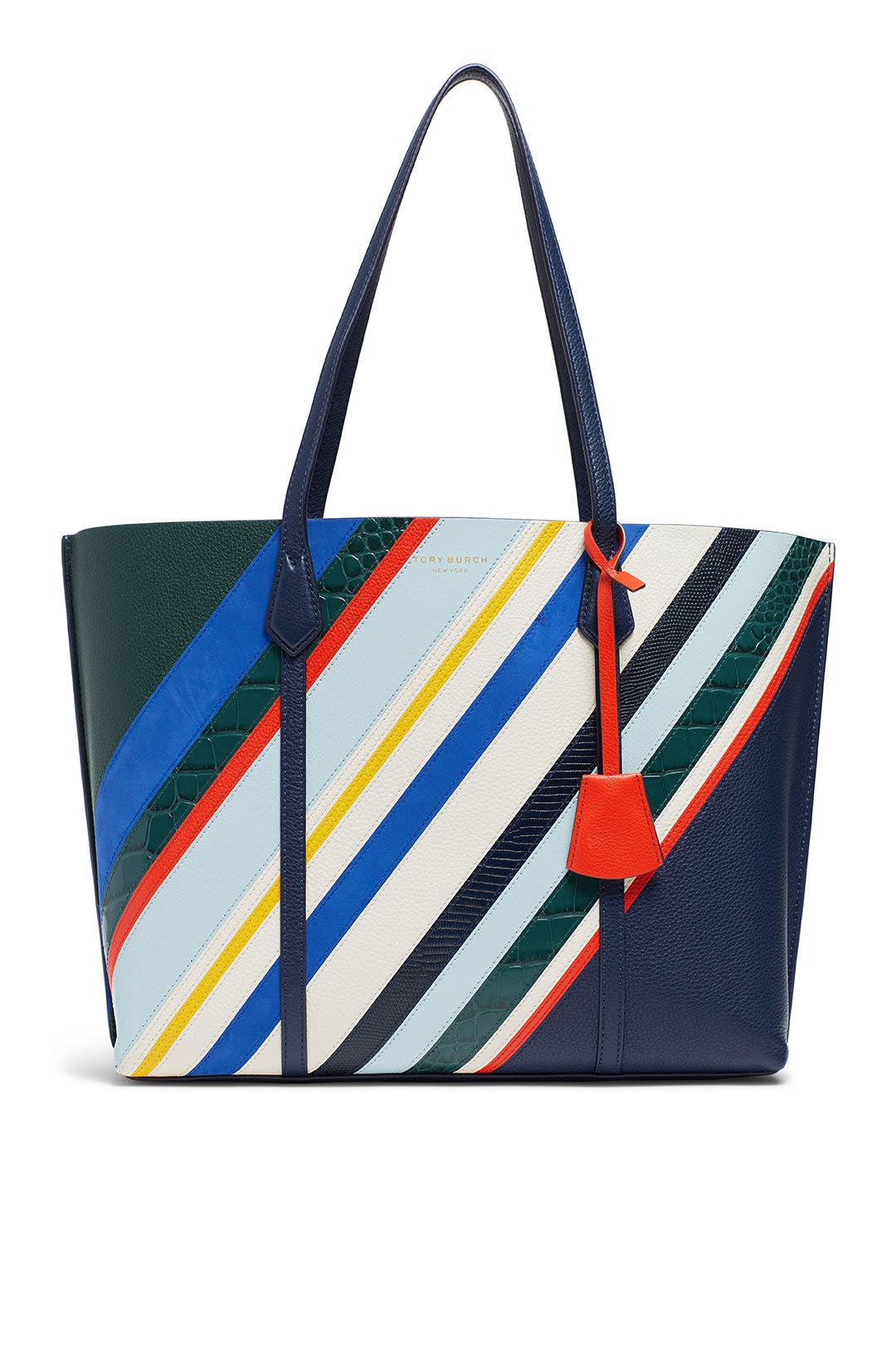 Perry Balloon Stripe Triple Compartment Tote by Tory Burch Accessories