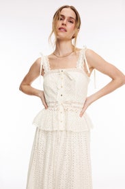 Eyelet Cami Top by Area Stars