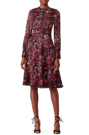 Robyn Red Dress by L.K. Bennett