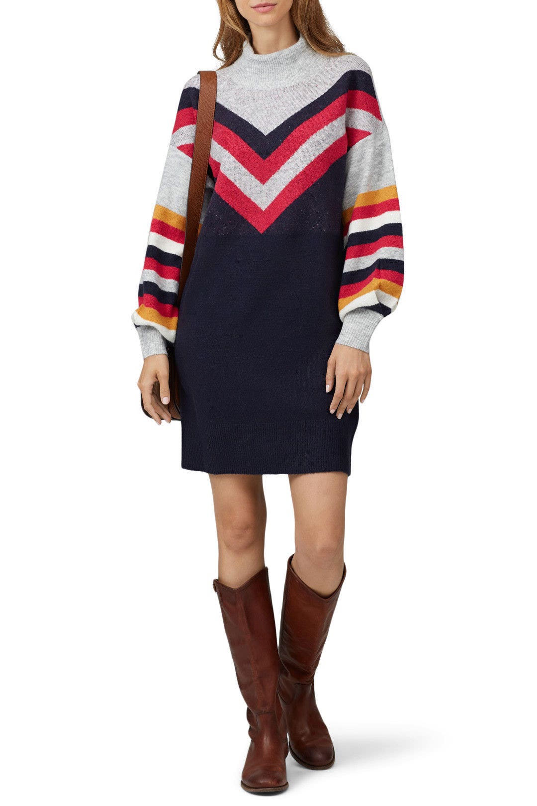 Stripe me Up Scallop Sweater