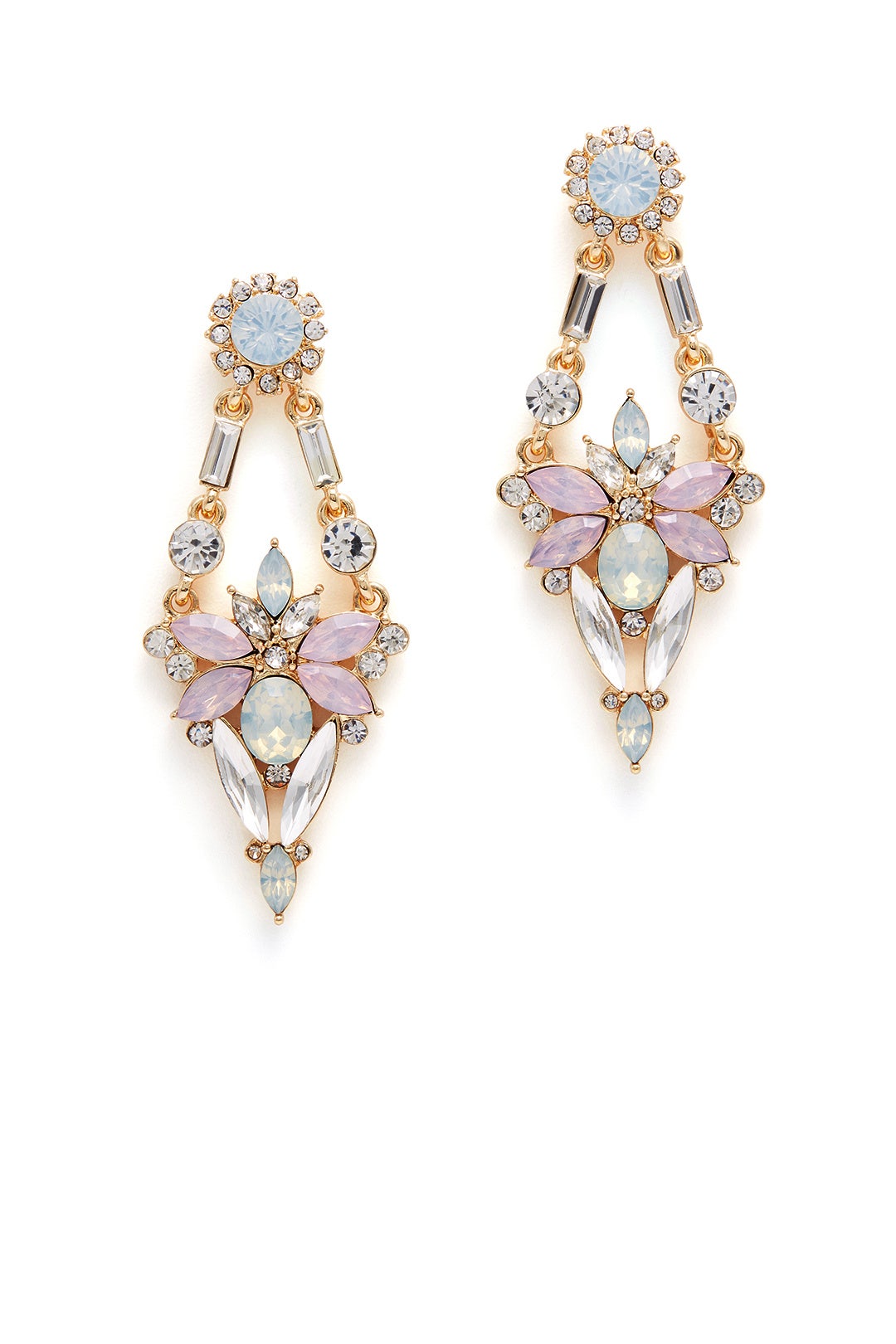Blush Crystal Spark Earrings by RJ Graziano