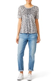 Slither Tee by Rebecca Taylor NYC