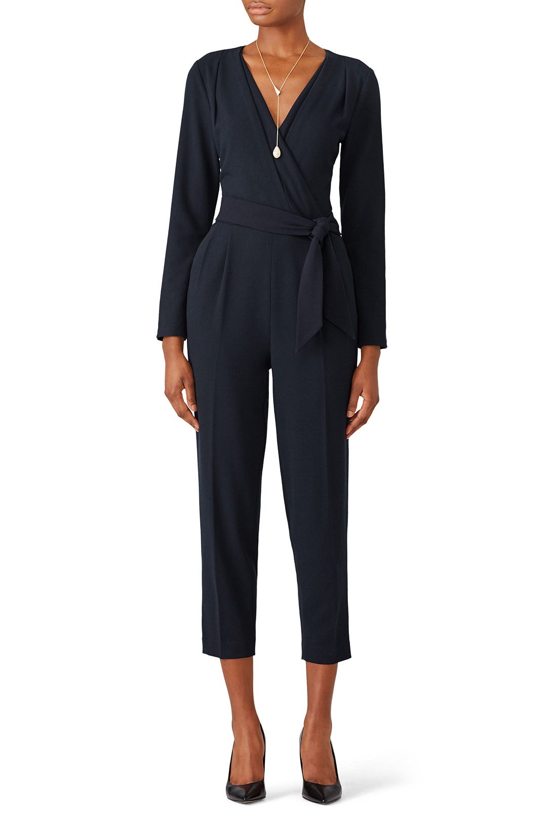 Navy Amanda Jumpsuit by Slate & Willow 0