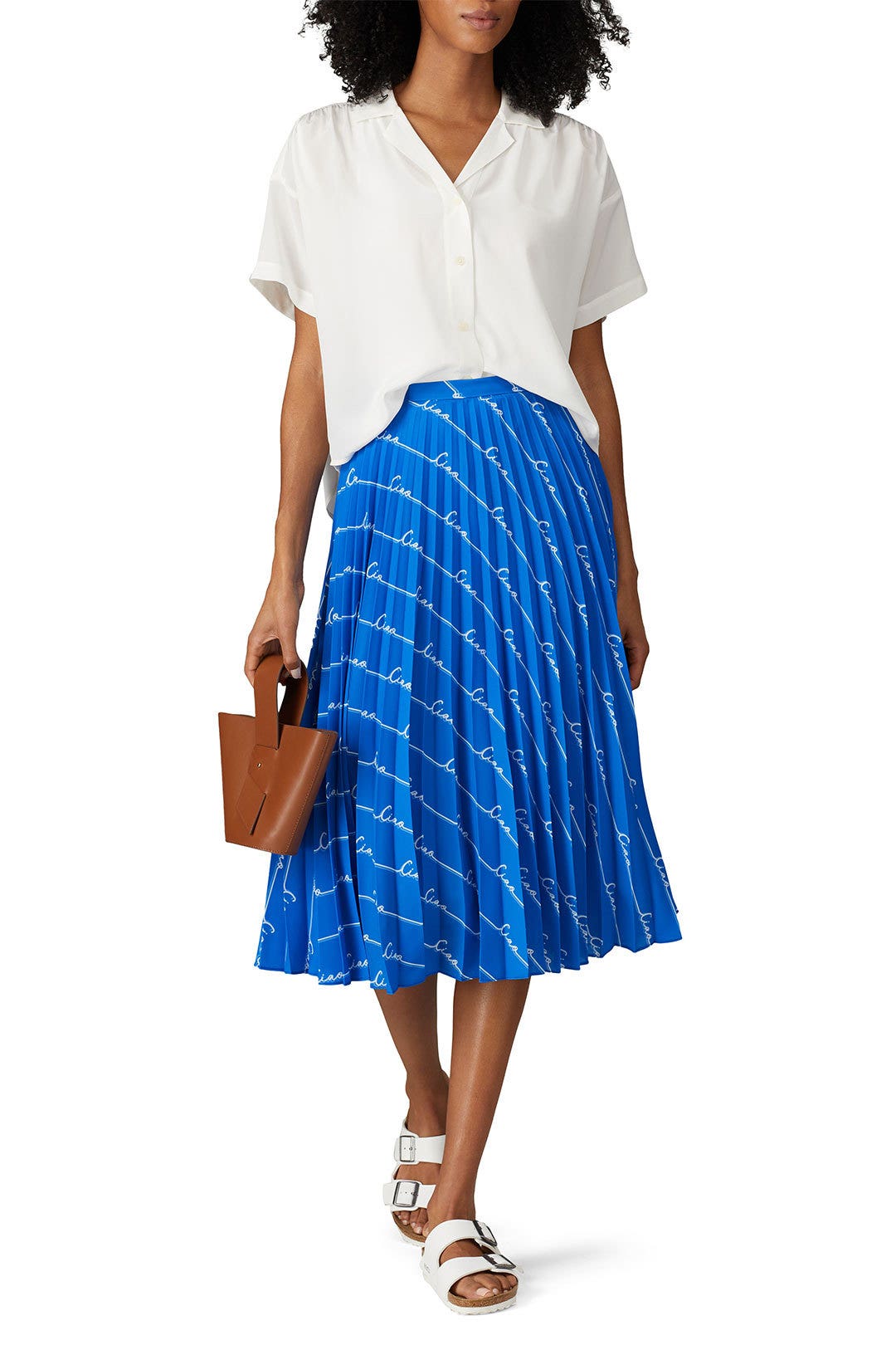 Blue Ciao Skirt by Chinti & Parker 0