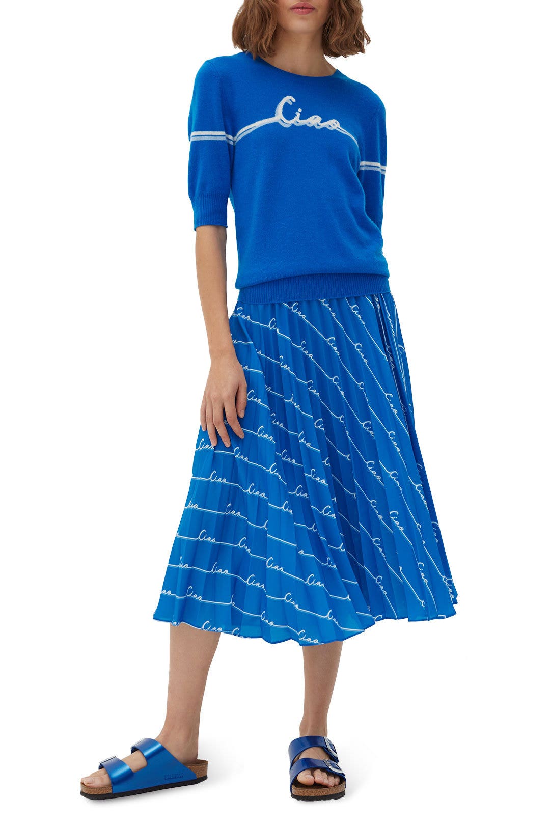 Ciao Pleated Skirt by Chinti & Parker 0