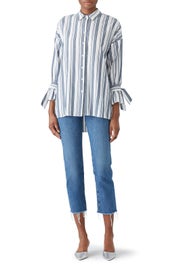 Dorian Stripe Top by DREW
