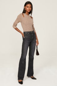 Crewneck Cutout Sweater by Hudson