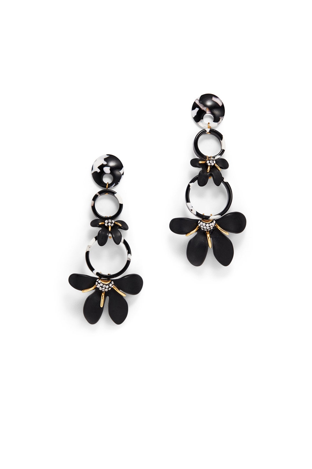 Trumpet Lily Chandelier Earrings by Lele Sadoughi 1