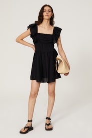 Flutter Sleeve Babydoll Dress by Peter Som x RTR