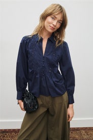 Rachelle Pop Over Blouse by Rebecca Taylor