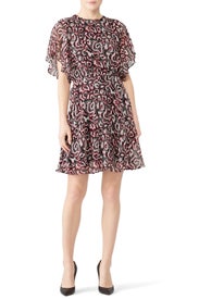 Printed Tasha Dress by Rebecca Minkoff