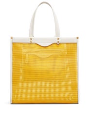 Mustard Mesh Tote by Anya Hindmarch