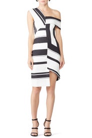 Marjorie Asymmetric Dress by Aijek