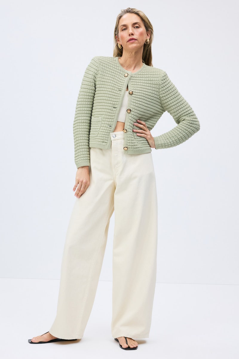 Sage Gaspard Cardigan by ba&sh - Photo 0