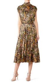 Floral Tiered Dress by Co