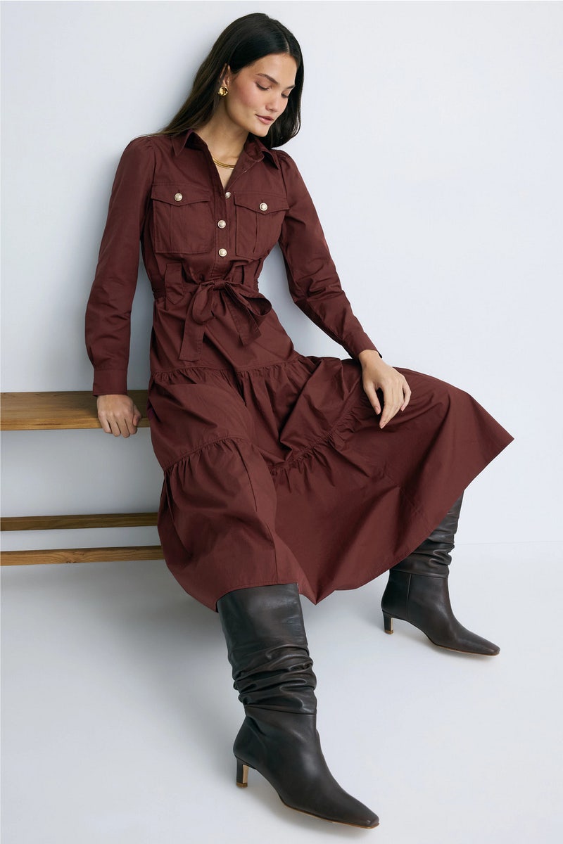 Tie Waist Shirt Dress by Derek Lam 10 Crosby x RTR - Photo 0