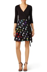 Daisy Buds Wrap Dress by Diane von Furstenberg