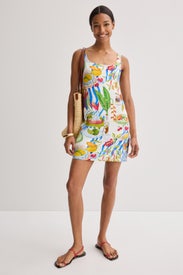 Fresh Table Off-white Mini Dress by FARM Rio