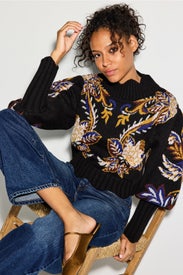 Arabesque Paradise Knit Sweater by FARM Rio