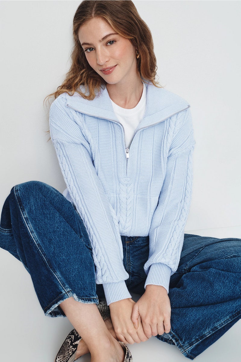 Karin Half Zip Sweater by Fifteen Twenty - Photo 0