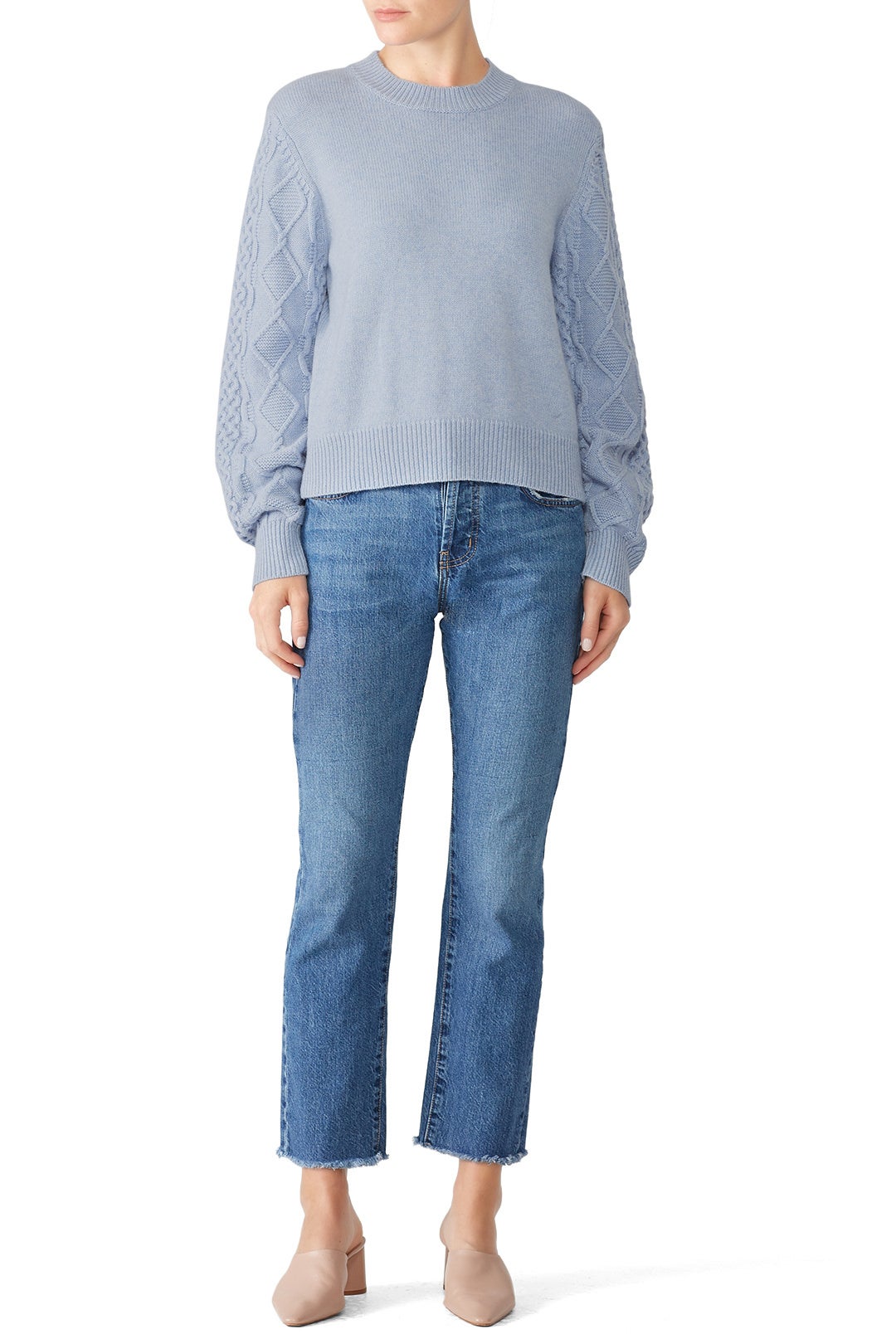 Blue Penny Cable Sweater by Rebecca Minkoff 0
