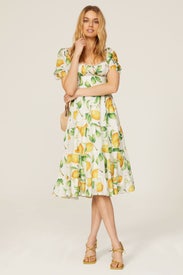 Lemon Midi Dress by Area Stars