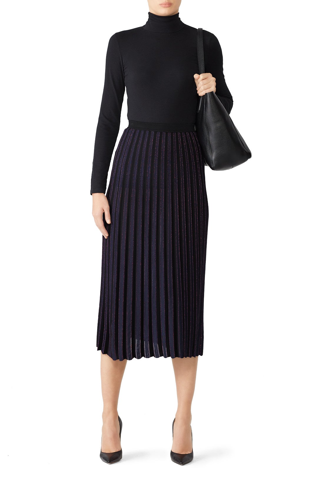 Sheer Lurex Klara Skirt by Diane von Furstenberg 0