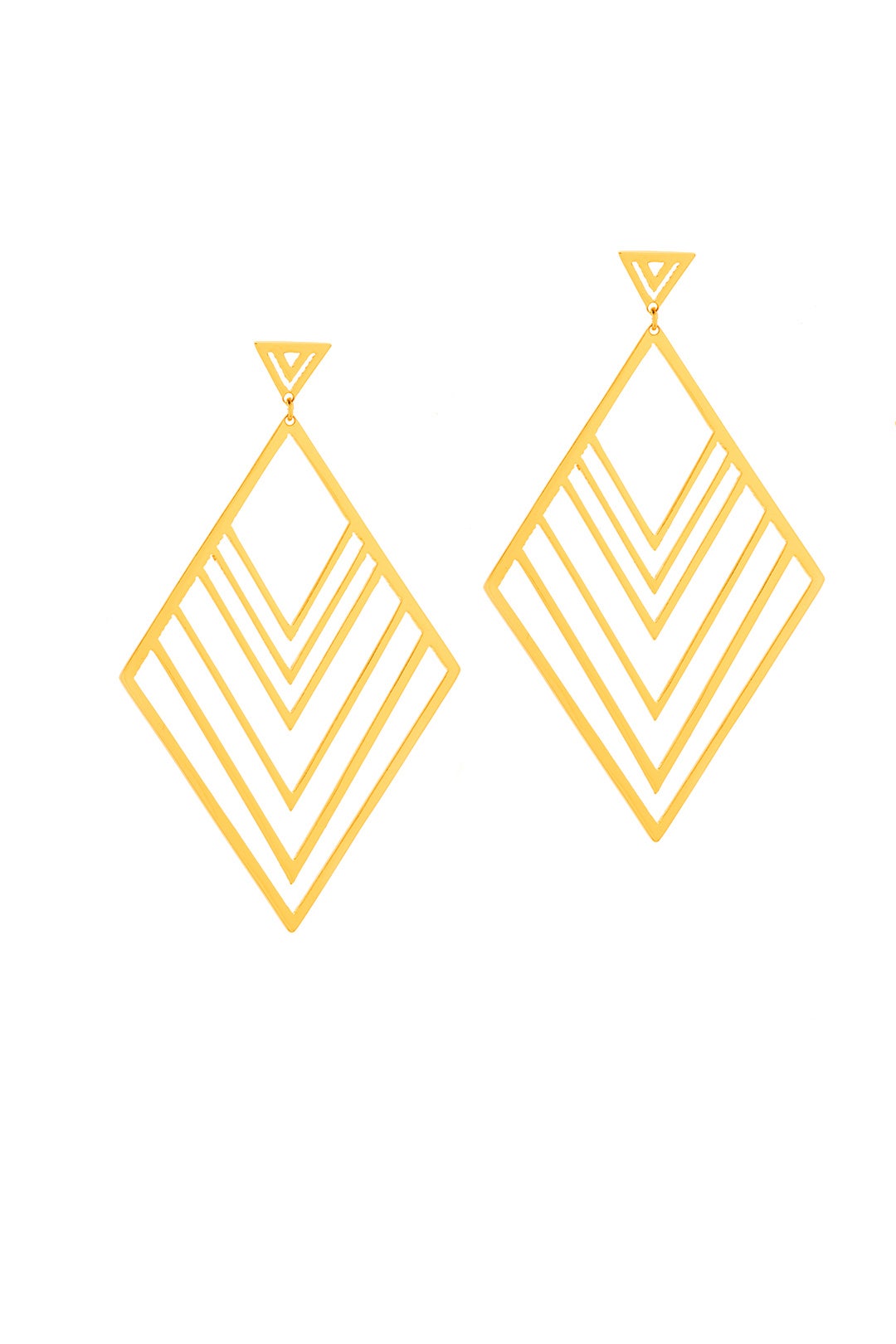 Liv Tiered Drop Earrings by Gorjana Accessories 1