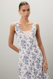 Lace Inset Printed Dress by Jason Wu x RTR