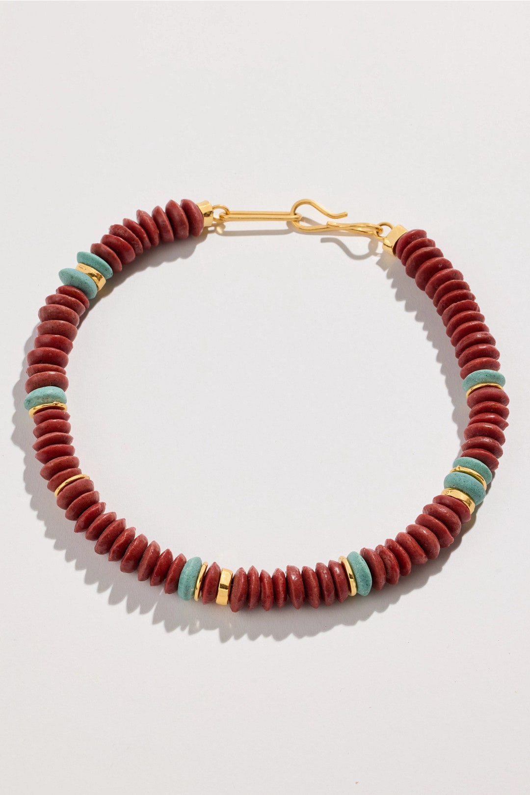 Laguna Brown Beaded Necklace by Lizzie Fortunato