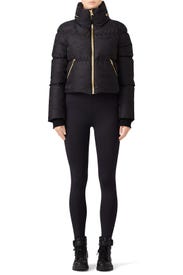 Black Camo Mimi Jacket by Mackage