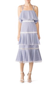 Halter Strap Tiered Dress by Prabal Gurung