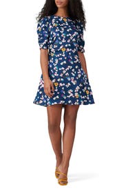 Liz Silk Floral Dress by Tanya Taylor