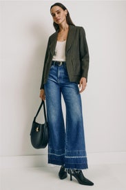 Taylor High Rise Wide Leg Jeans by Veronica Beard