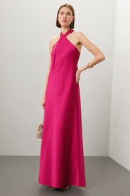 Stretch Satin Mermaid Gown by Aidan Mattox