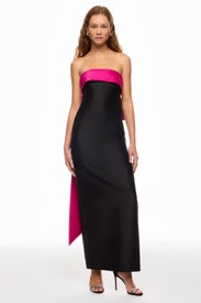 The Two Tone Bow Gown by Badgley Mischka