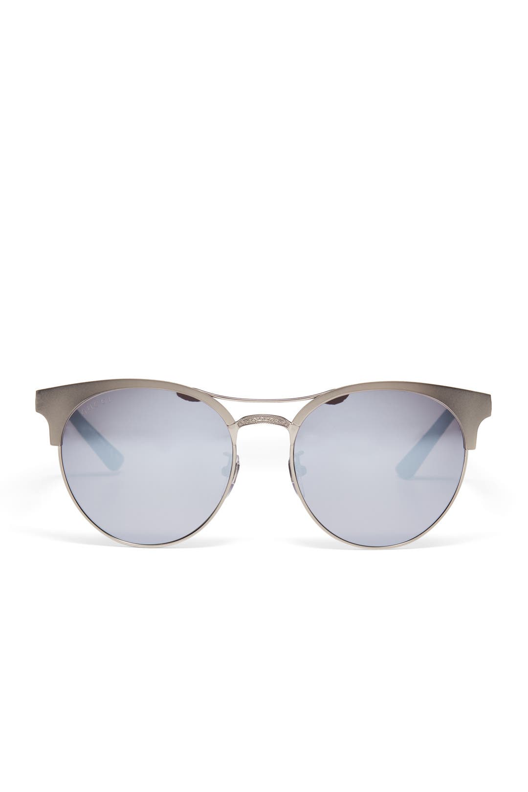 Gucci Women Silver Metal Sunglasses