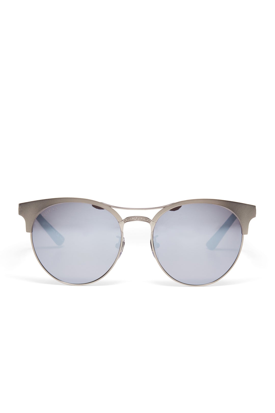 Silver Round Sunglasses by Gucci
