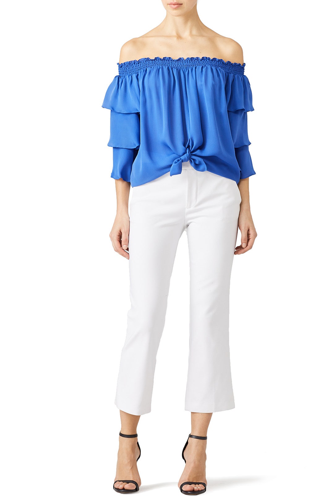 Smocked Ricki Top by Nicole Miller 0