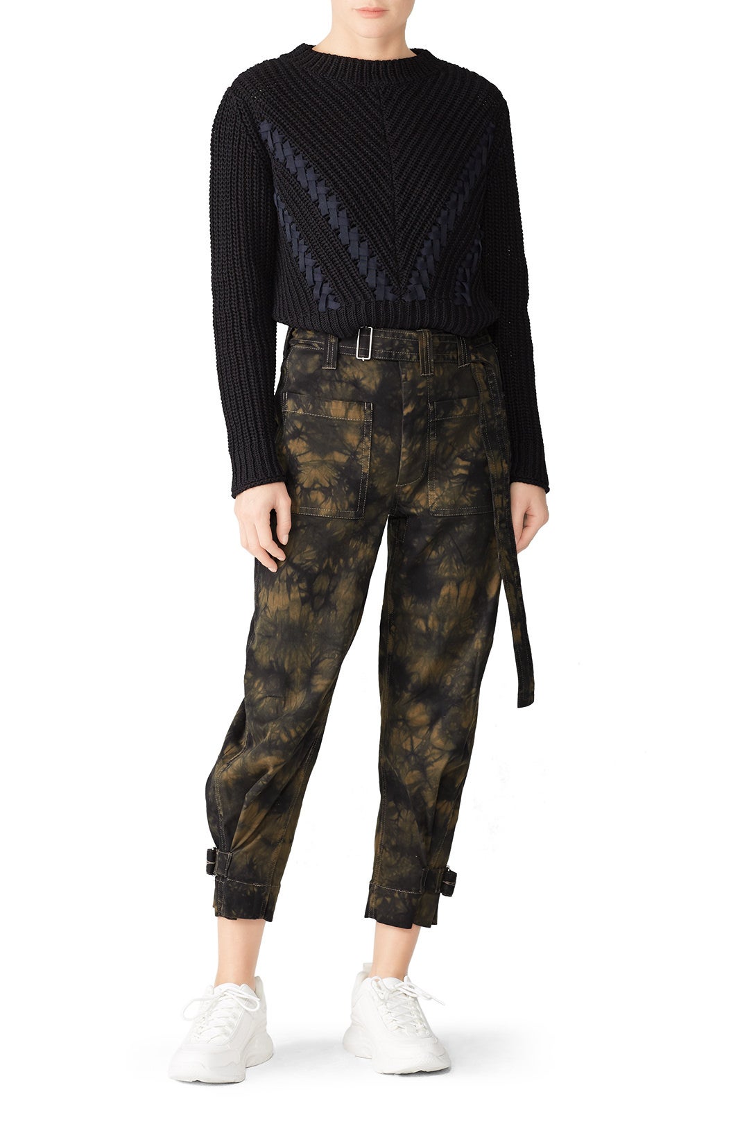 Tie Dye Slouchy Pants by Proenza Schouler White Label 0