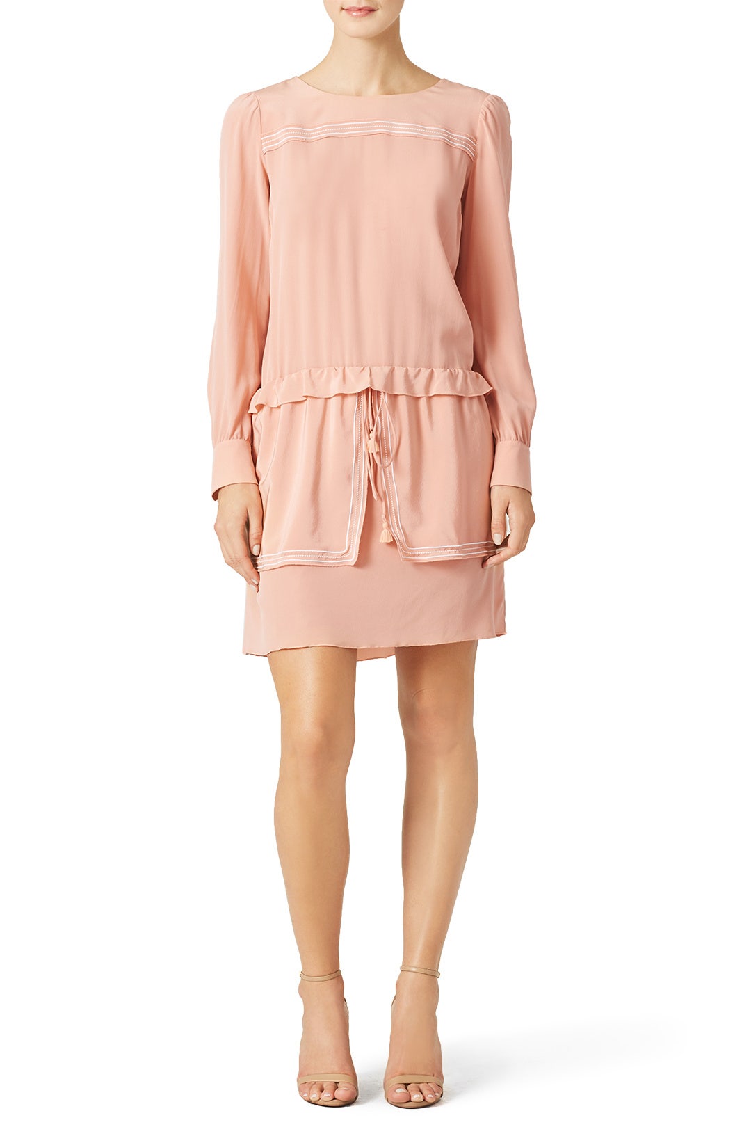 Pink Silk De Chine Dress by See by Chloé 0