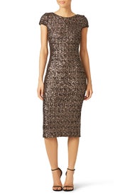 Gold Danae Sheath by Slate & Willow