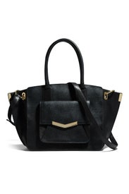Black Medium Jo Tote by Times Arrow